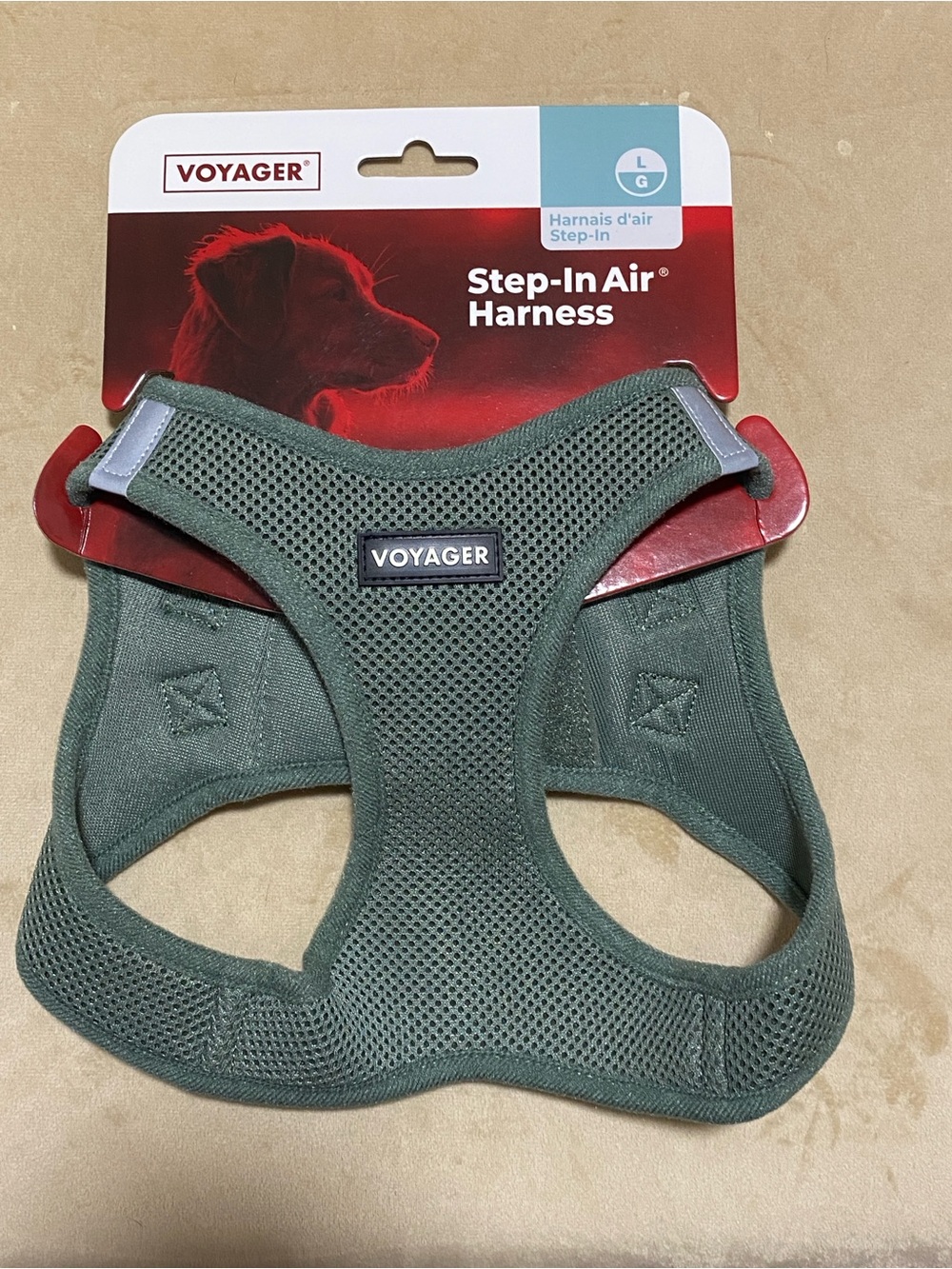 Voyager Step-In Air Harness in Olive Green